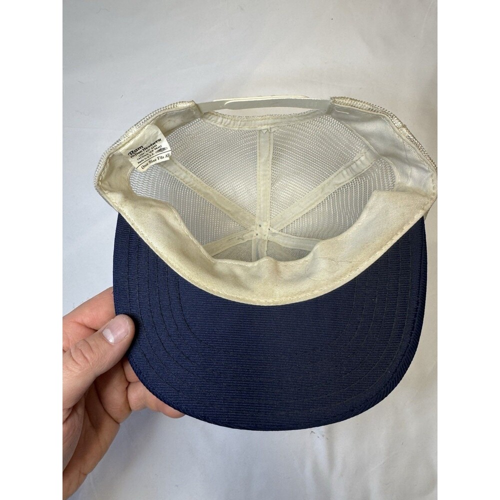 Vintage Delta Patch Blue Snapback Adjustable Truc… - image 3